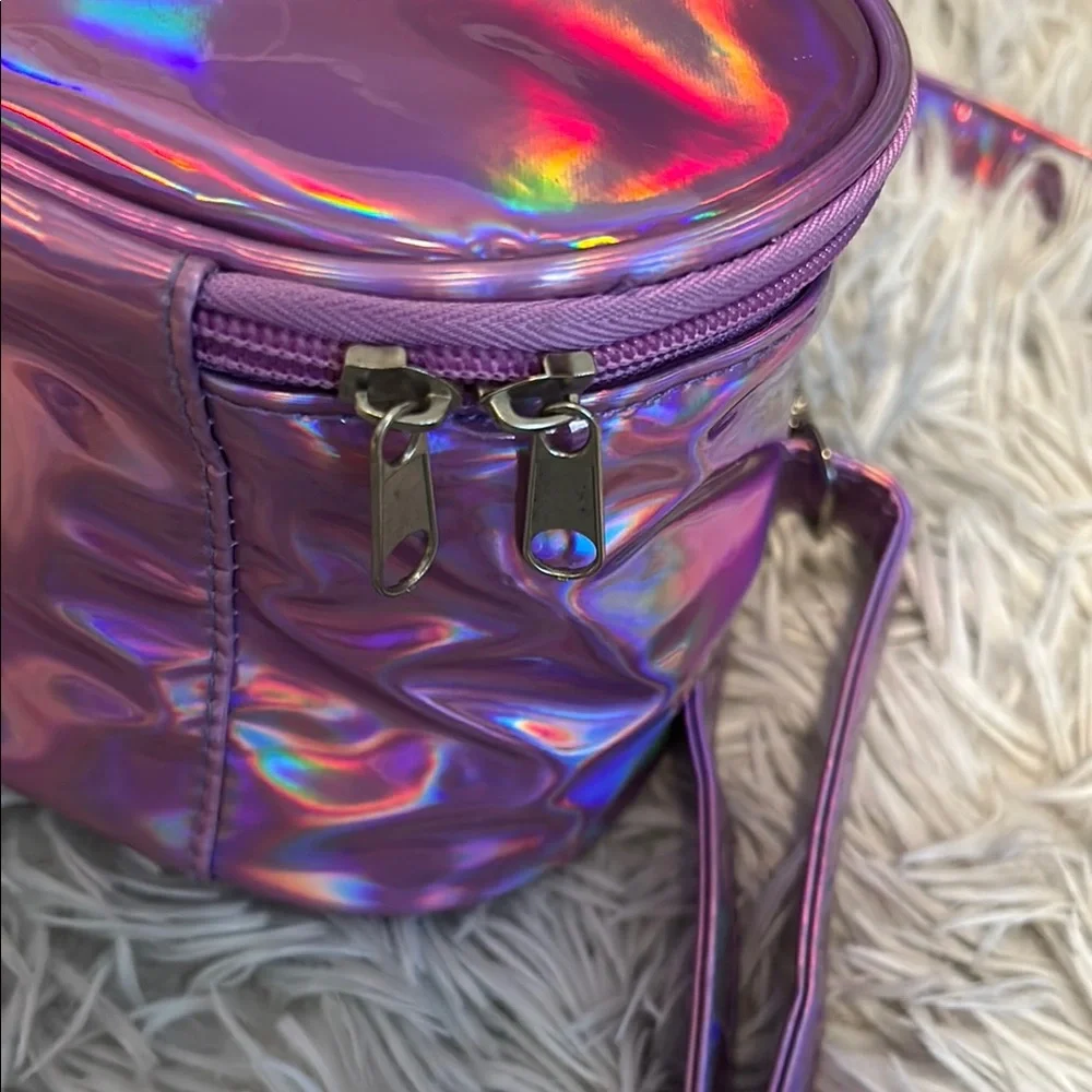 Laser Purple Crossbody/Cosmetic Bag - Picture 5 of 6